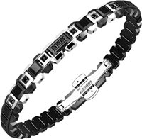 Bracelet Zancan Man Hi-Tekh 2.0 in Steel Spinello EHB367 - EHB367